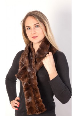 Mink fur scarf - mink fur remnants